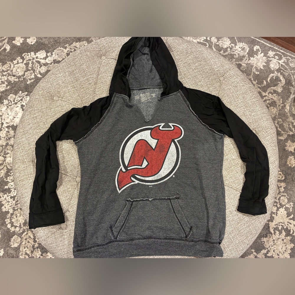 Gray and Black Logo Hoodie 👺